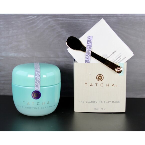 TATCHA The Clarifying Clay Mask 1.7 oz BOXED & SEALED! $70 MSRP - Picture 7 of 8